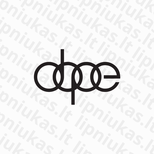 Lipdukas "AUDI dope"