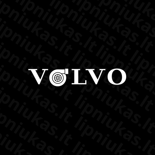 Lipdukas "VOLVO + TURBO"