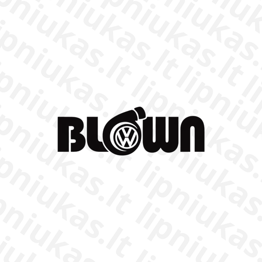 Lipdukas "BLOWN VW"